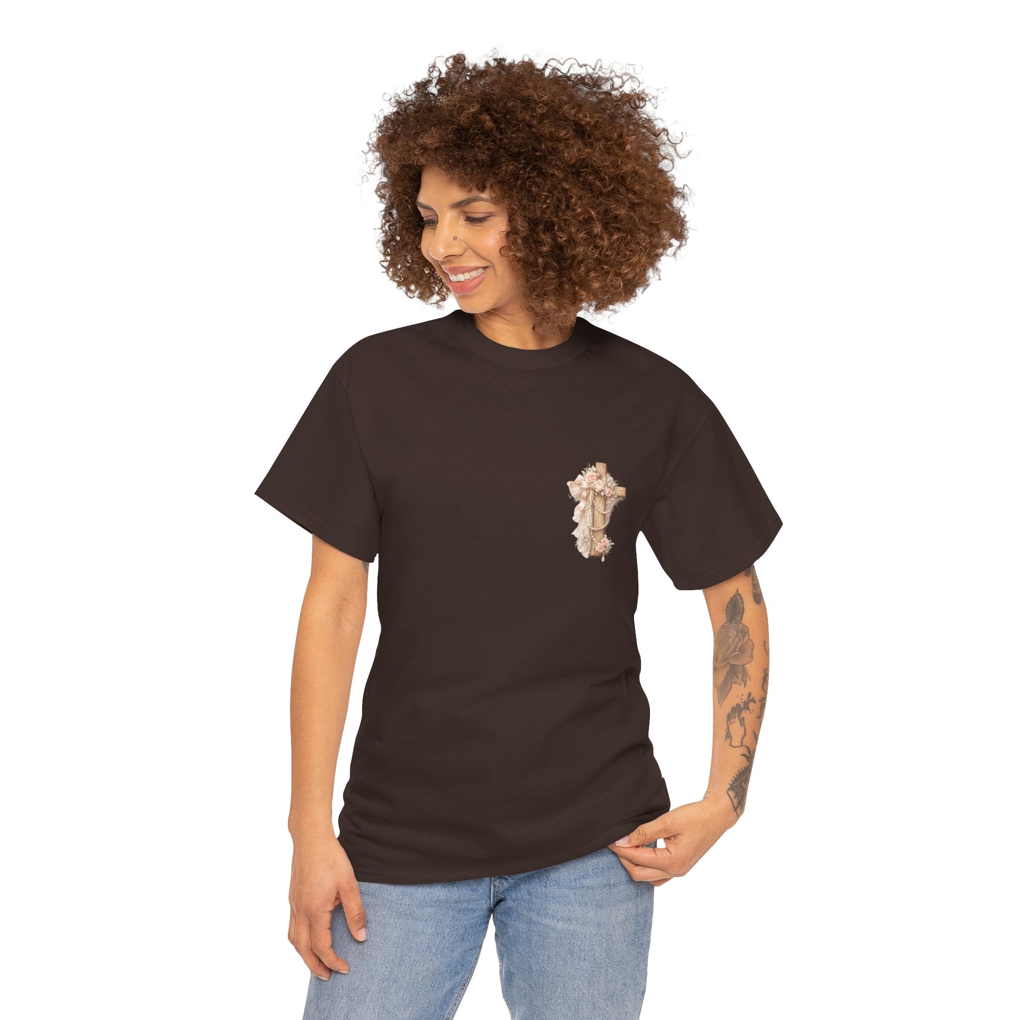 T-Shirt — "This Is How I Fight My Battles" Vintage Prayer Graphic Tee