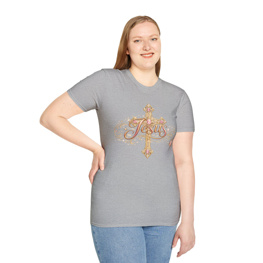 Jesus Cross T-Shirt — “Still the King of Rolling Stones” Religious Christian Tee