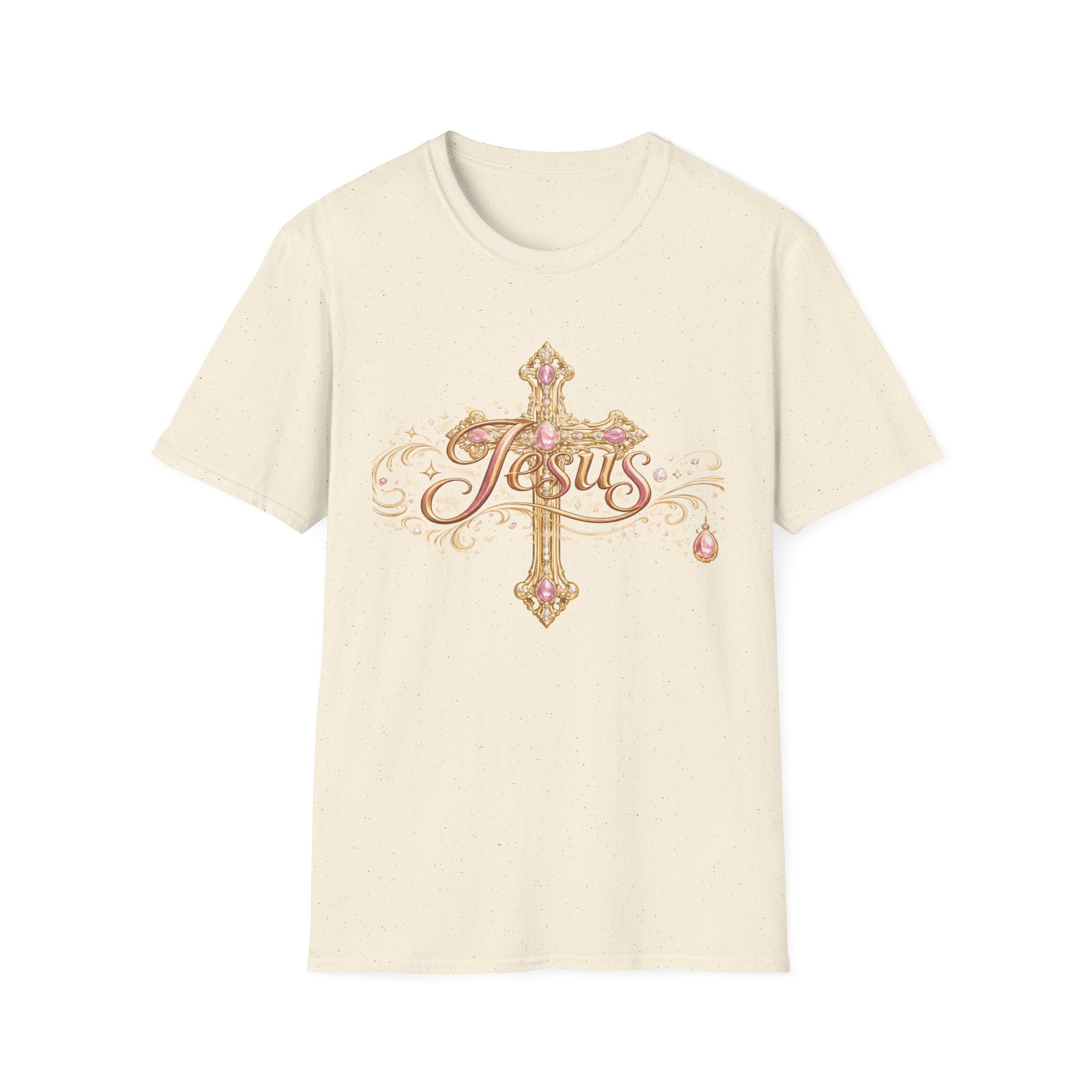 Jesus Cross T-Shirt — “Still the King of Rolling Stones” Religious Christian Tee