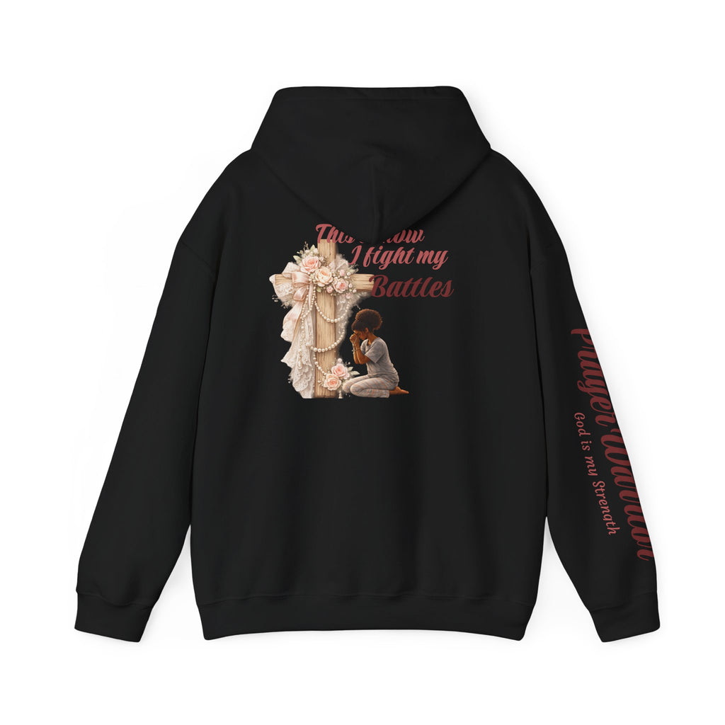 Prayer Warrior Hoodie — "This is how I fight" Christian Faith Sweatshirt
