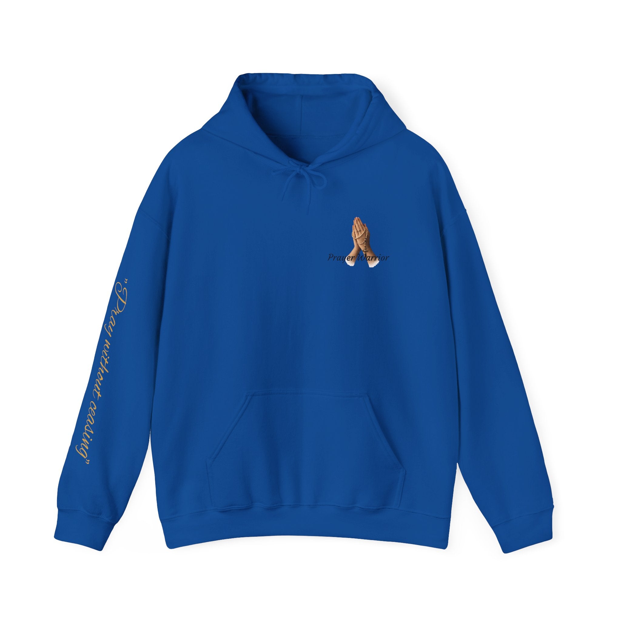 Prayer Warrior Hoodie — Praying Hands Religious Christian Sweatshirt