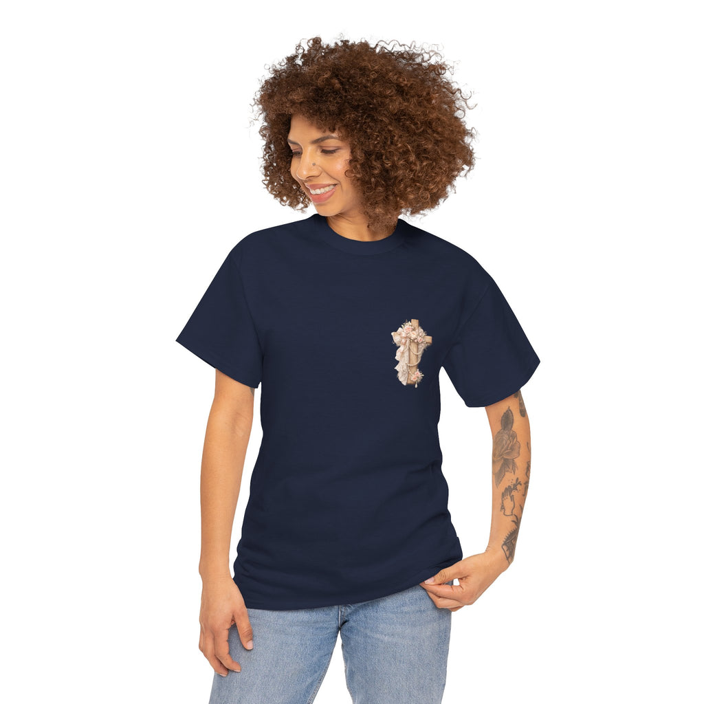 T-Shirt — "This Is How I Fight My Battles" Vintage Prayer Graphic Tee
