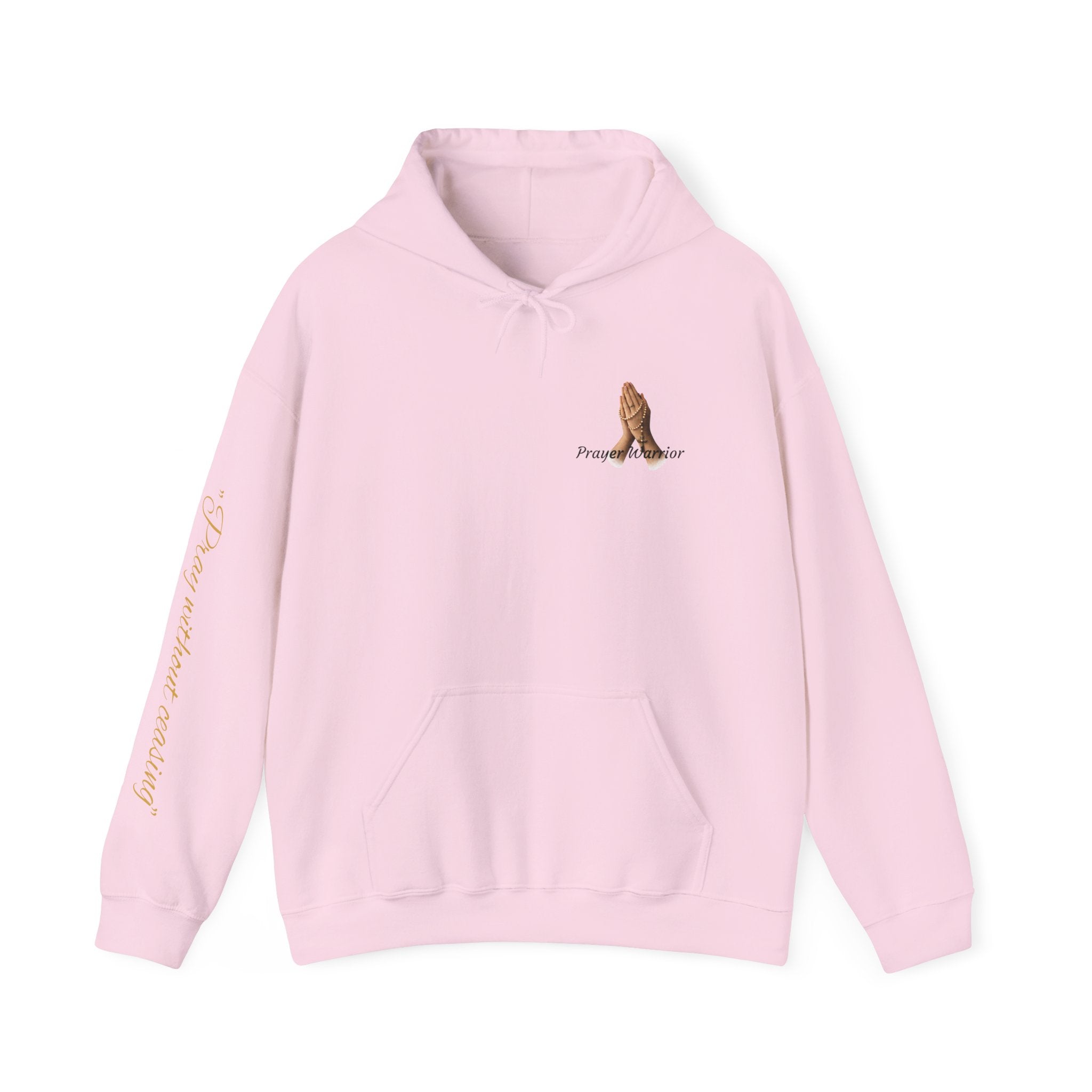 Prayer Warrior Hoodie — Praying Hands Religious Christian Sweatshirt
