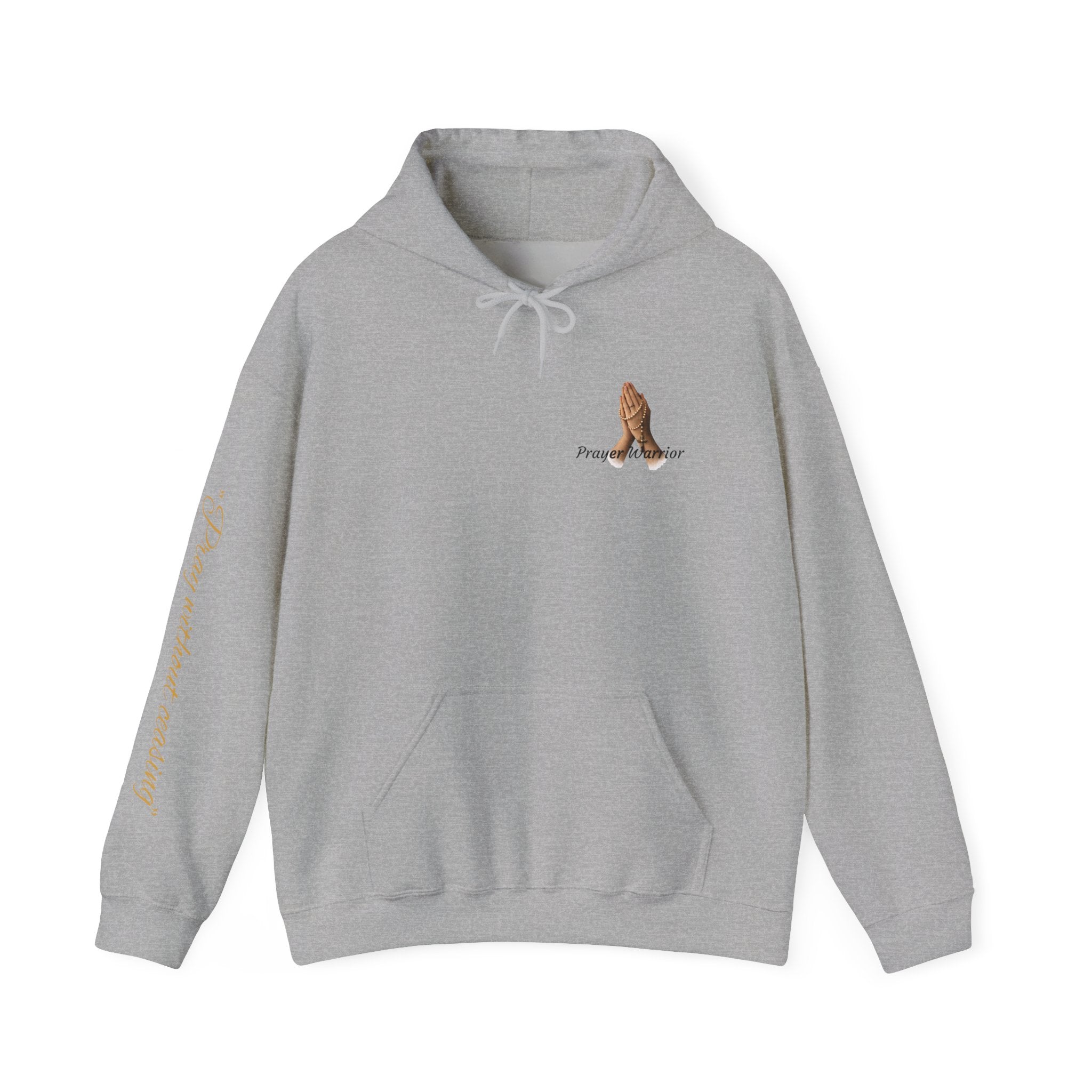 Prayer Warrior Hoodie — Praying Hands Religious Christian Sweatshirt