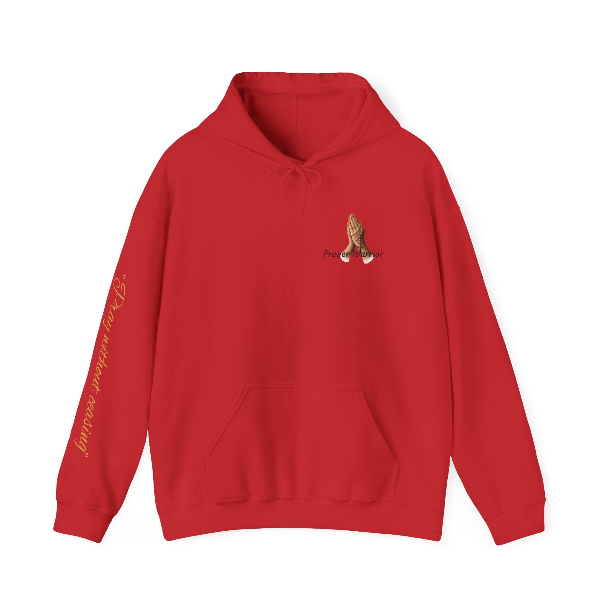Prayer Warrior Hoodie — Praying Hands Religious Christian Sweatshirt