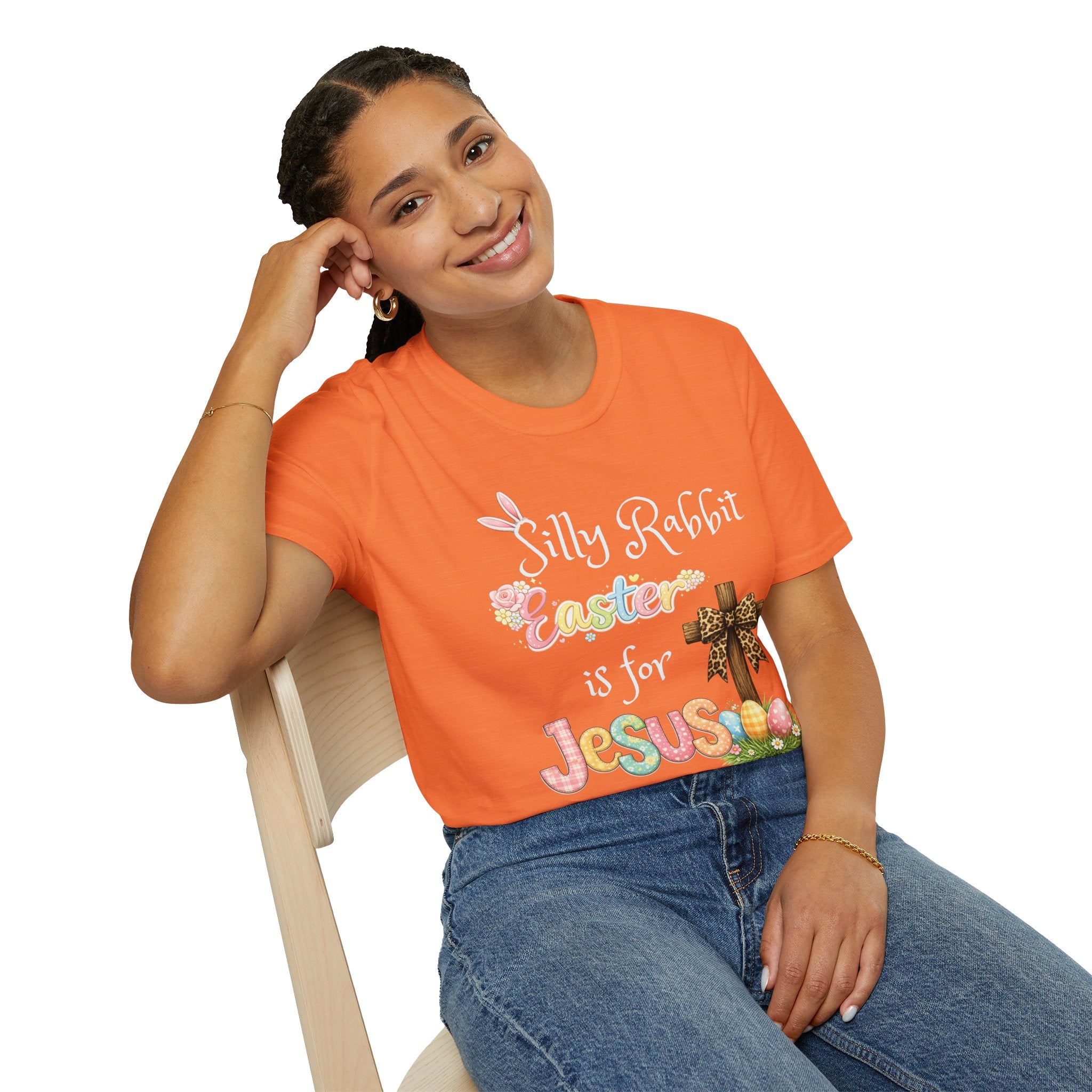 Easter T-Shirt — “Silly Rabbit, Easter is for Jesus” Christian Holiday Tee