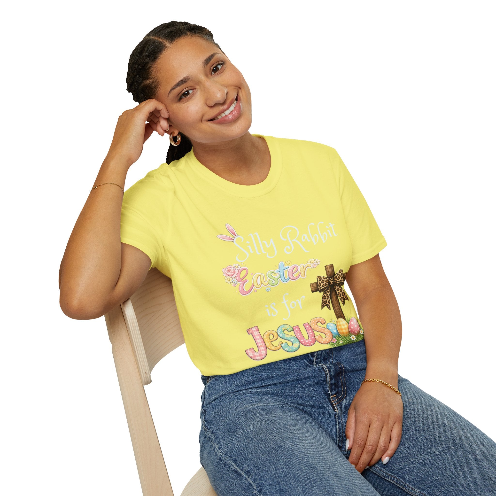 Easter T-Shirt — “Silly Rabbit, Easter is for Jesus” Christian Holiday Tee