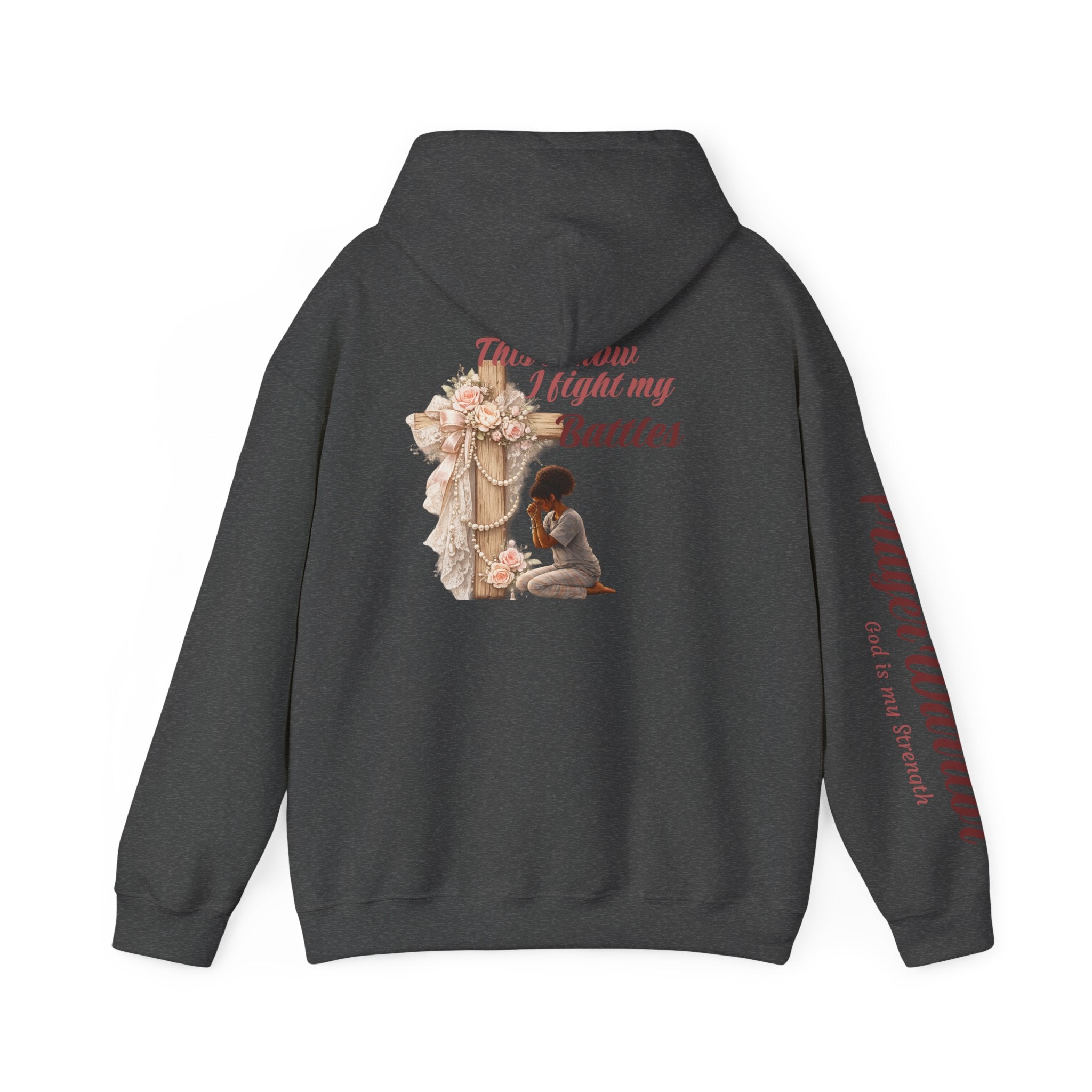 Prayer Warrior Hoodie — "This is how I fight" Christian Faith Sweatshirt