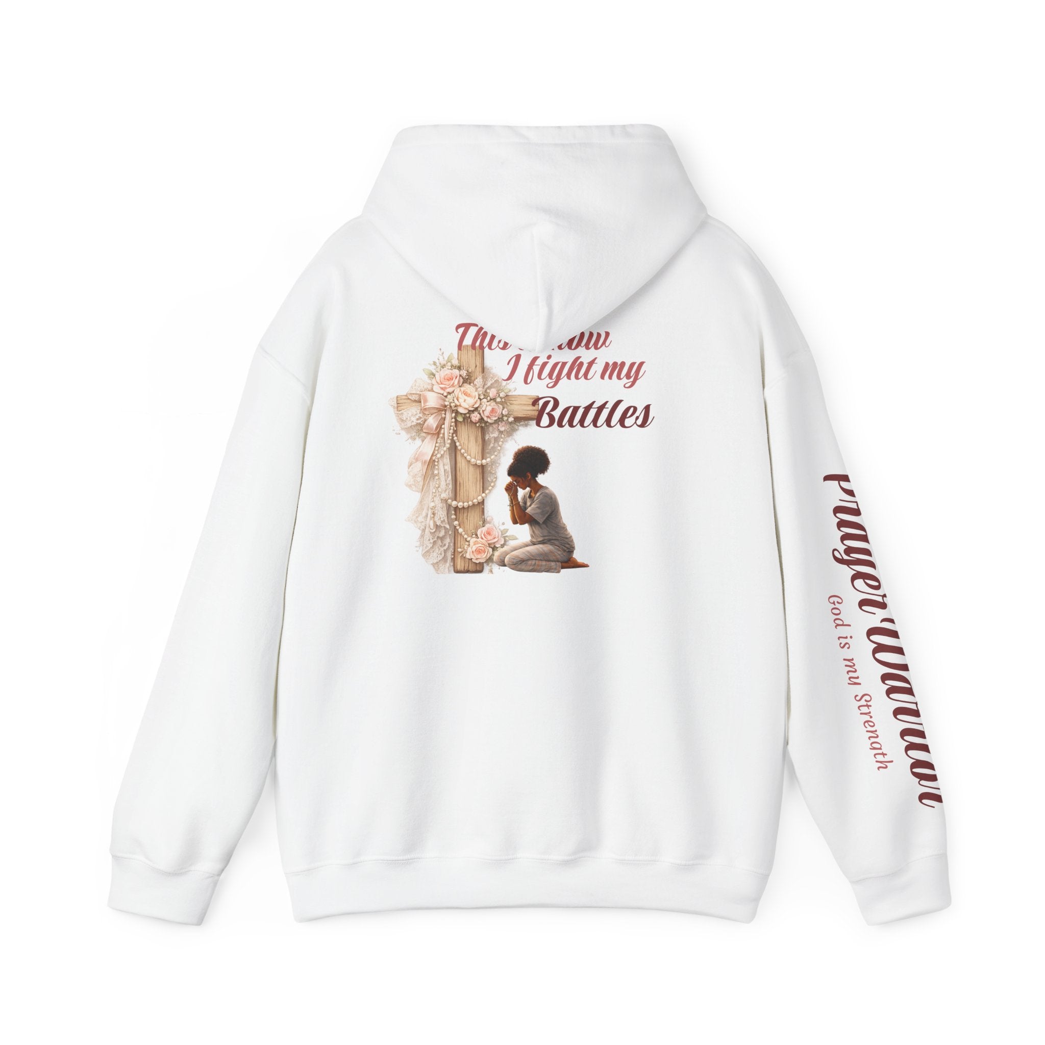 Prayer Warrior Hoodie — "This is how I fight" Christian Faith Sweatshirt