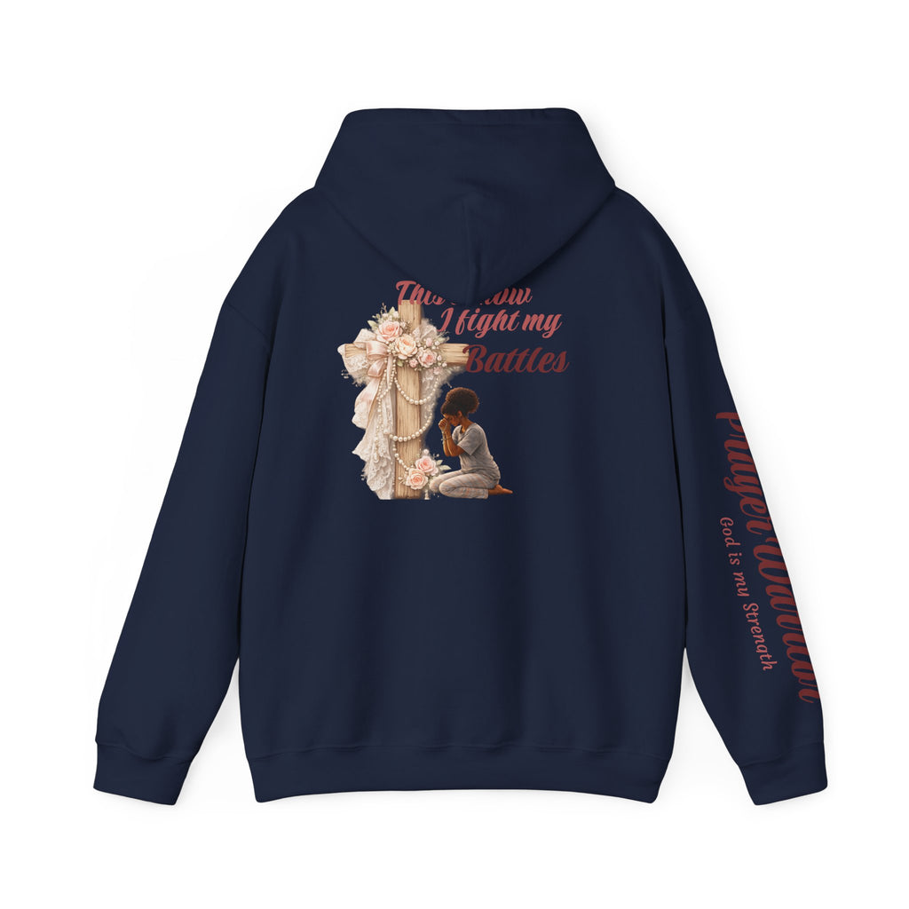 Prayer Warrior Hoodie — "This is how I fight" Christian Faith Sweatshirt