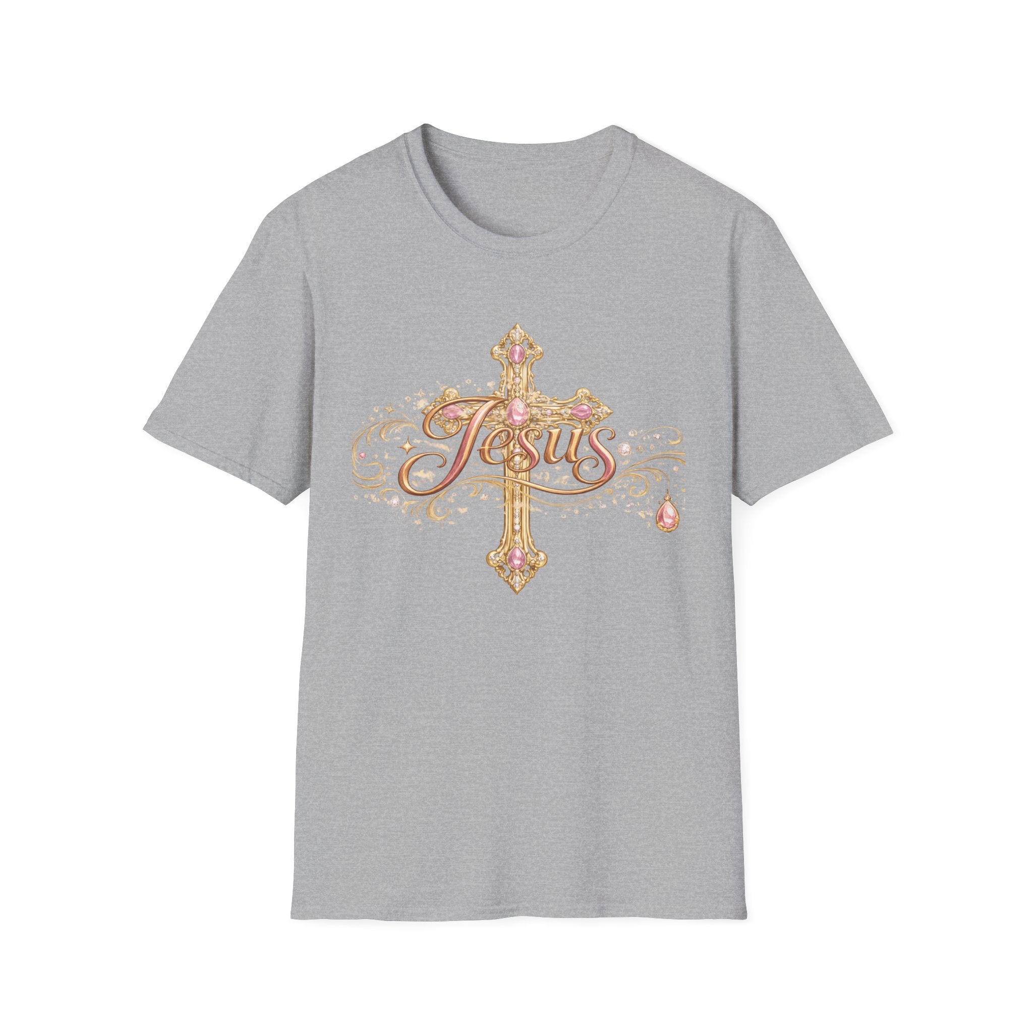 Jesus Cross T-Shirt — “Still the King of Rolling Stones” Religious Christian Tee