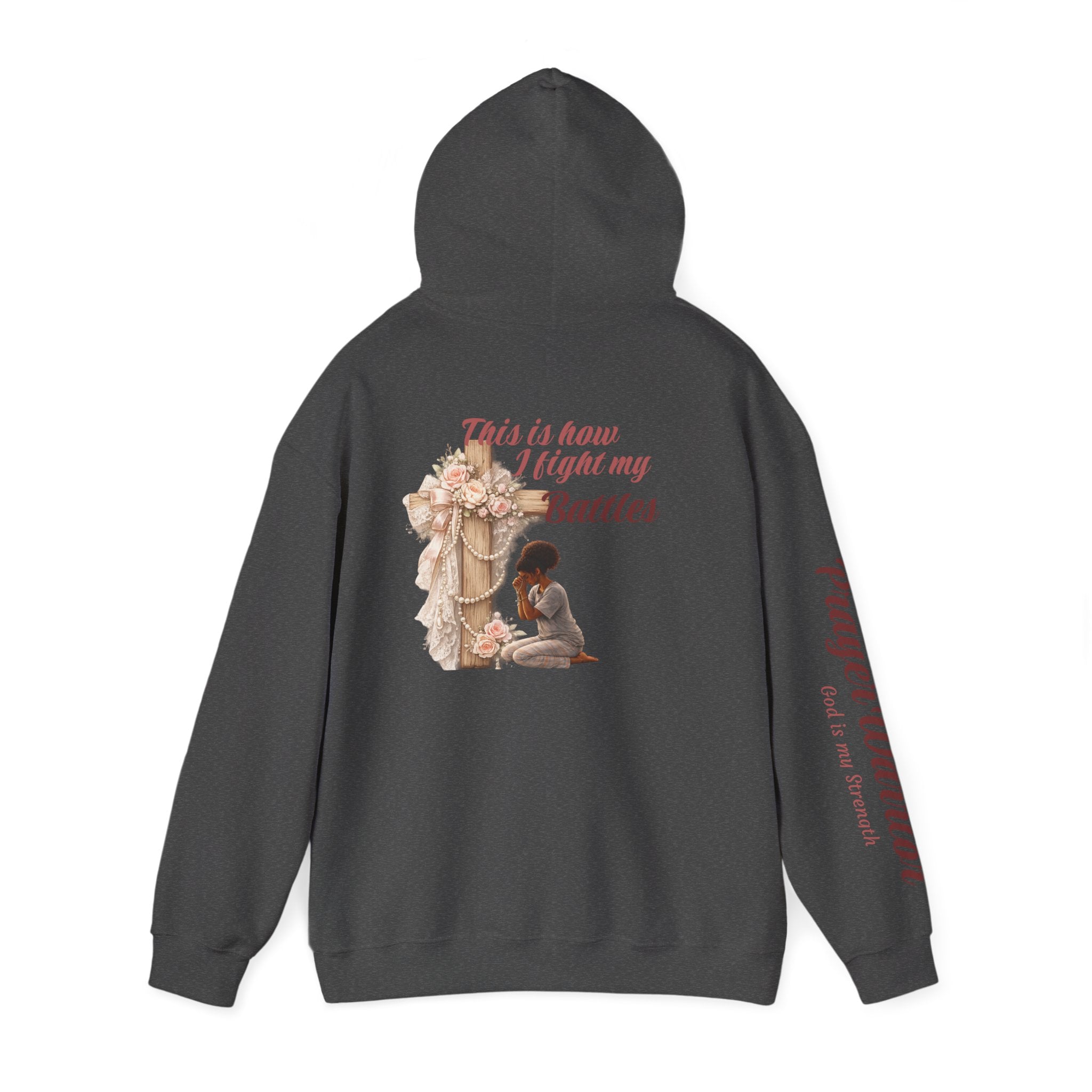 Prayer Warrior Hoodie — "This is how I fight" Christian Faith Sweatshirt