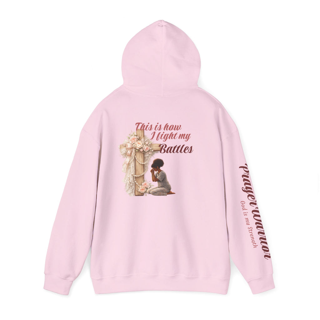 Prayer Warrior Hoodie — "This is how I fight" Christian Faith Sweatshirt