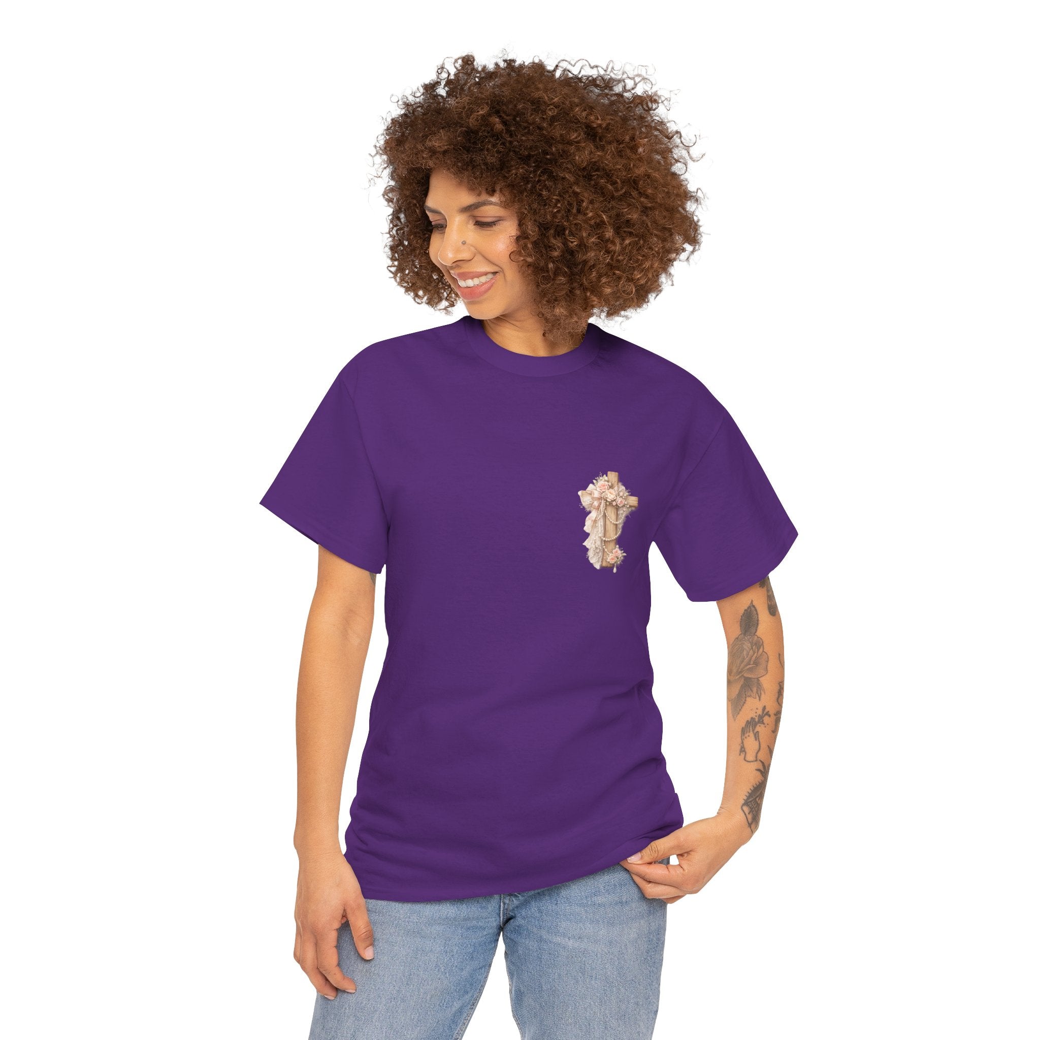 T-Shirt — "This Is How I Fight My Battles" Vintage Prayer Graphic Tee