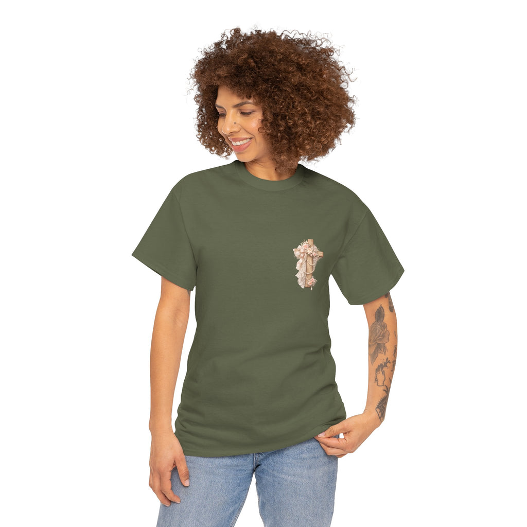 T-Shirt — "This Is How I Fight My Battles" Vintage Prayer Graphic Tee