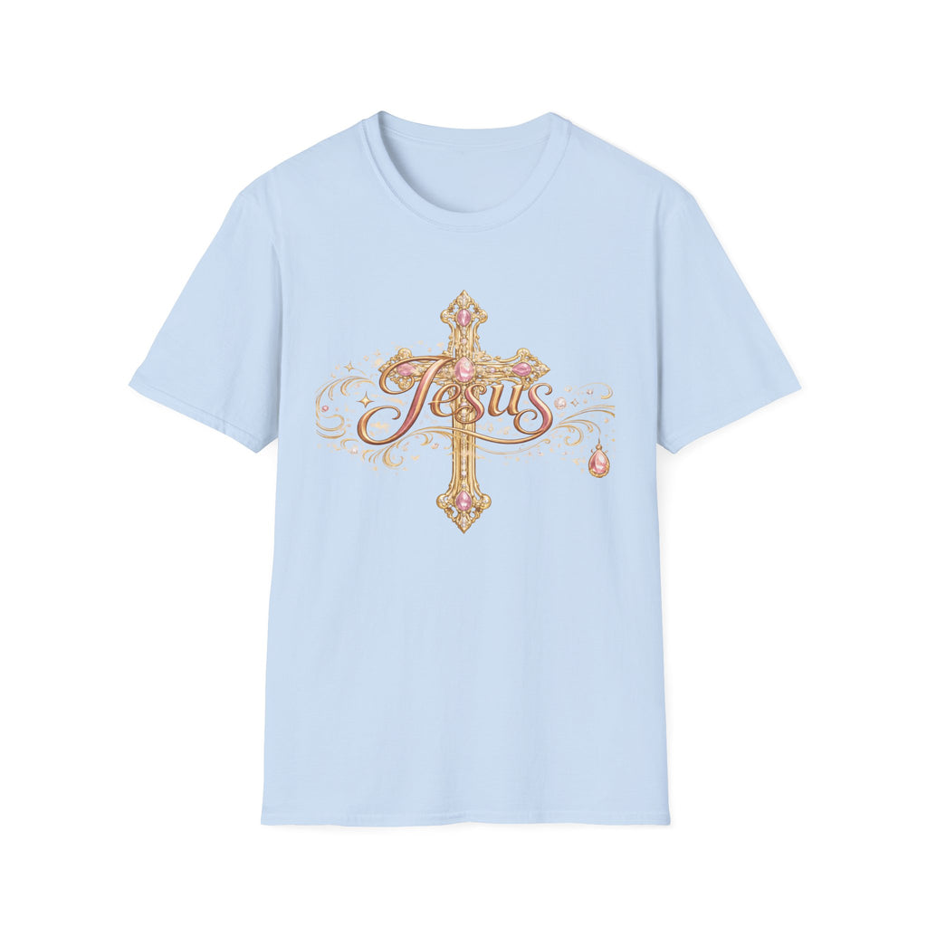 Jesus Cross T-Shirt — “Still the King of Rolling Stones” Religious Christian Tee