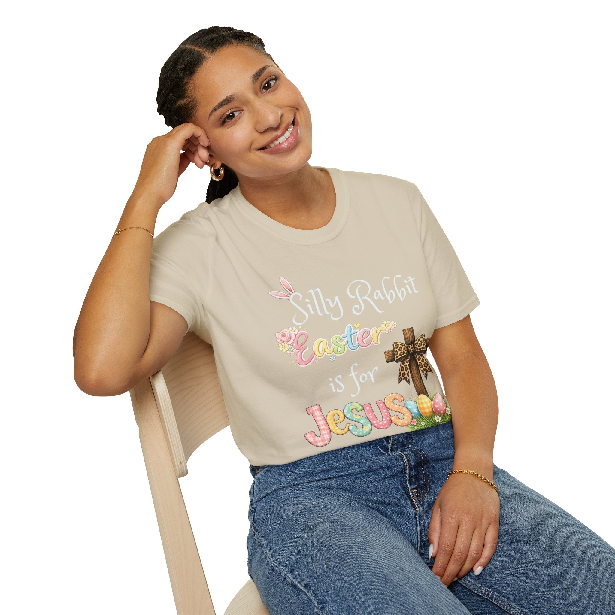 Easter T-Shirt — “Silly Rabbit, Easter is for Jesus” Christian Holiday Tee