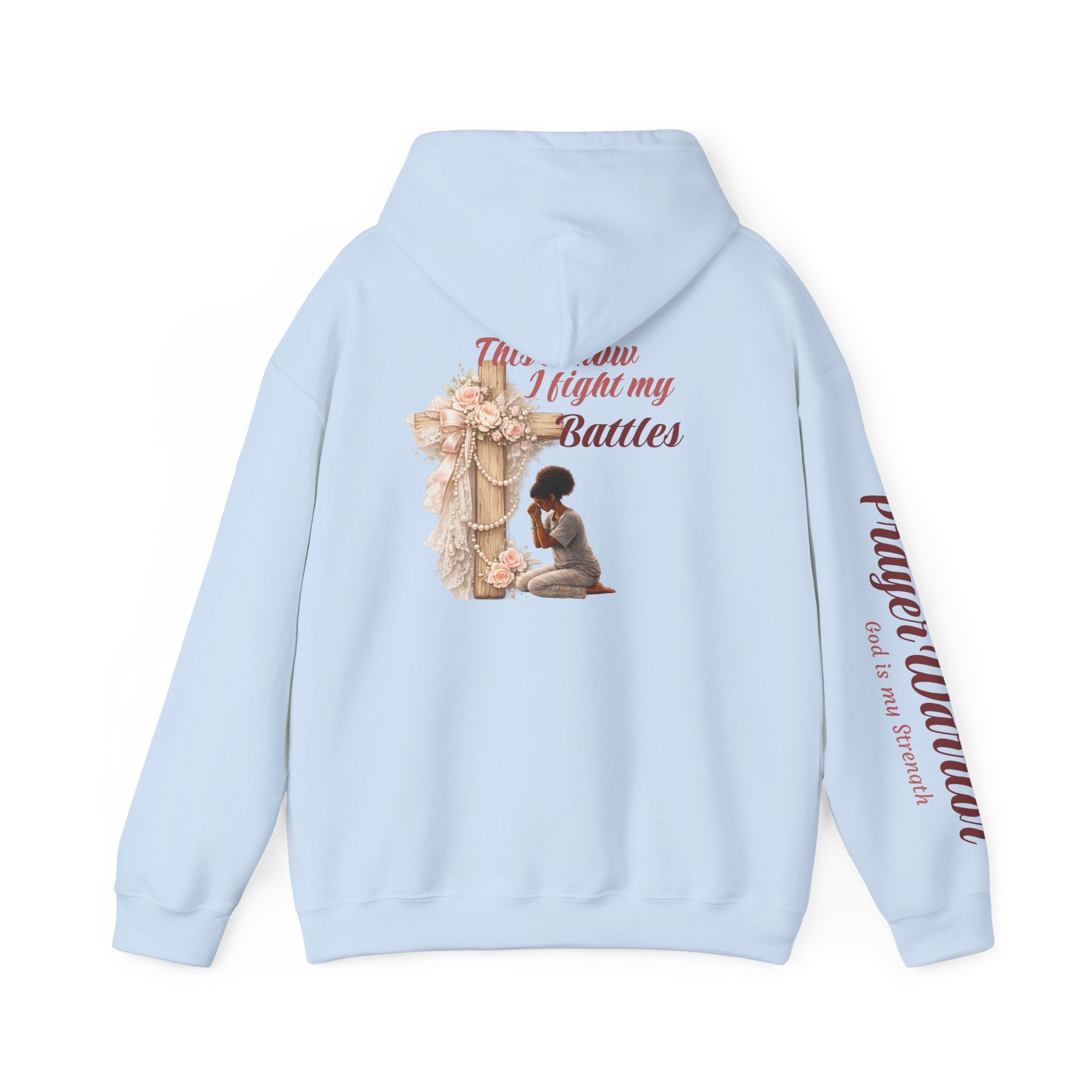 Prayer Warrior Hoodie — "This is how I fight" Christian Faith Sweatshirt