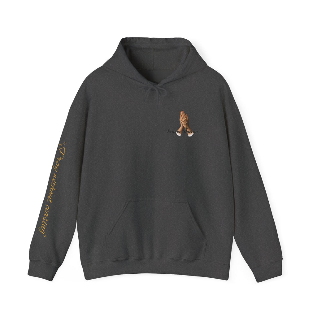 Prayer Warrior Hoodie — Praying Hands Religious Christian Sweatshirt