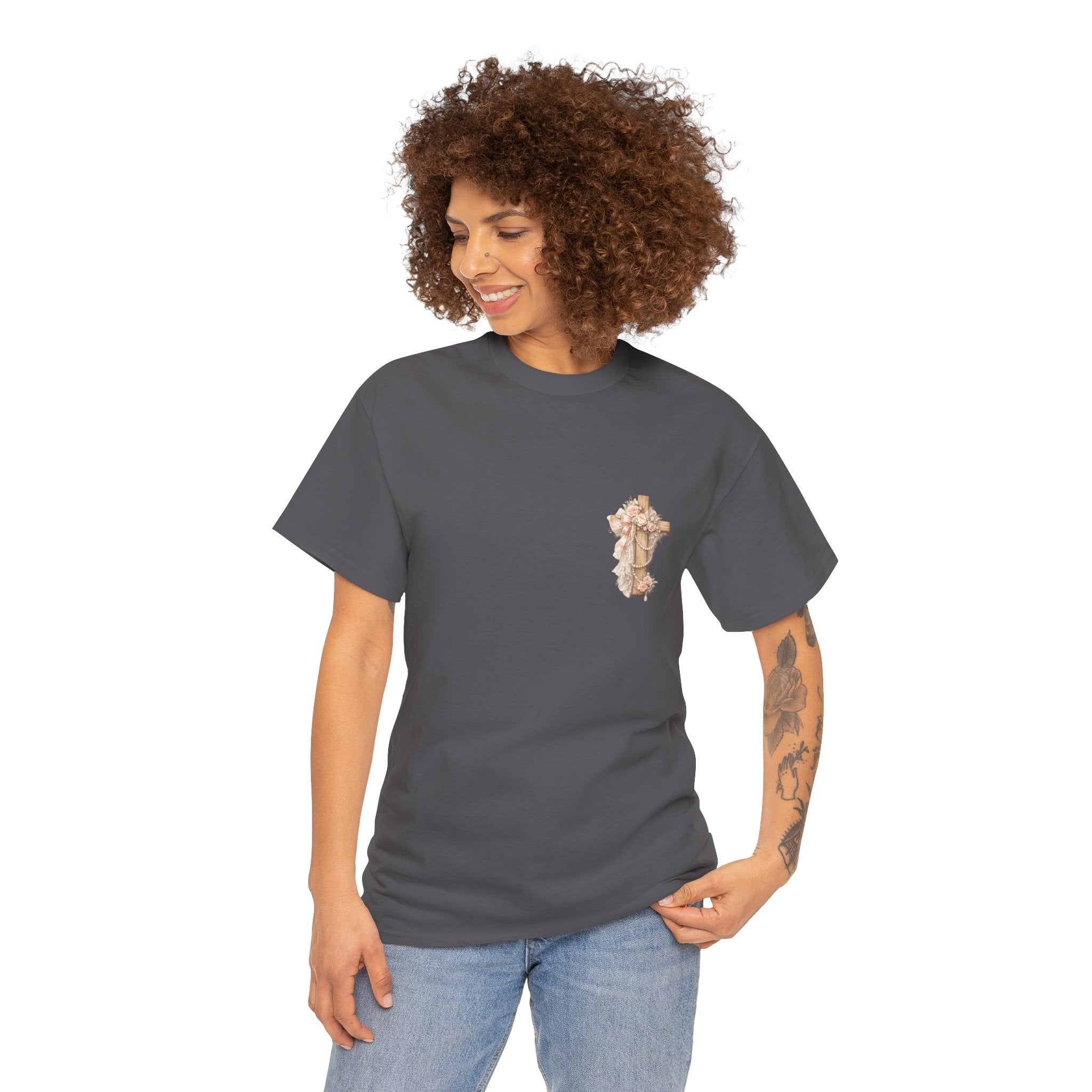 T-Shirt — "This Is How I Fight My Battles" Vintage Prayer Graphic Tee