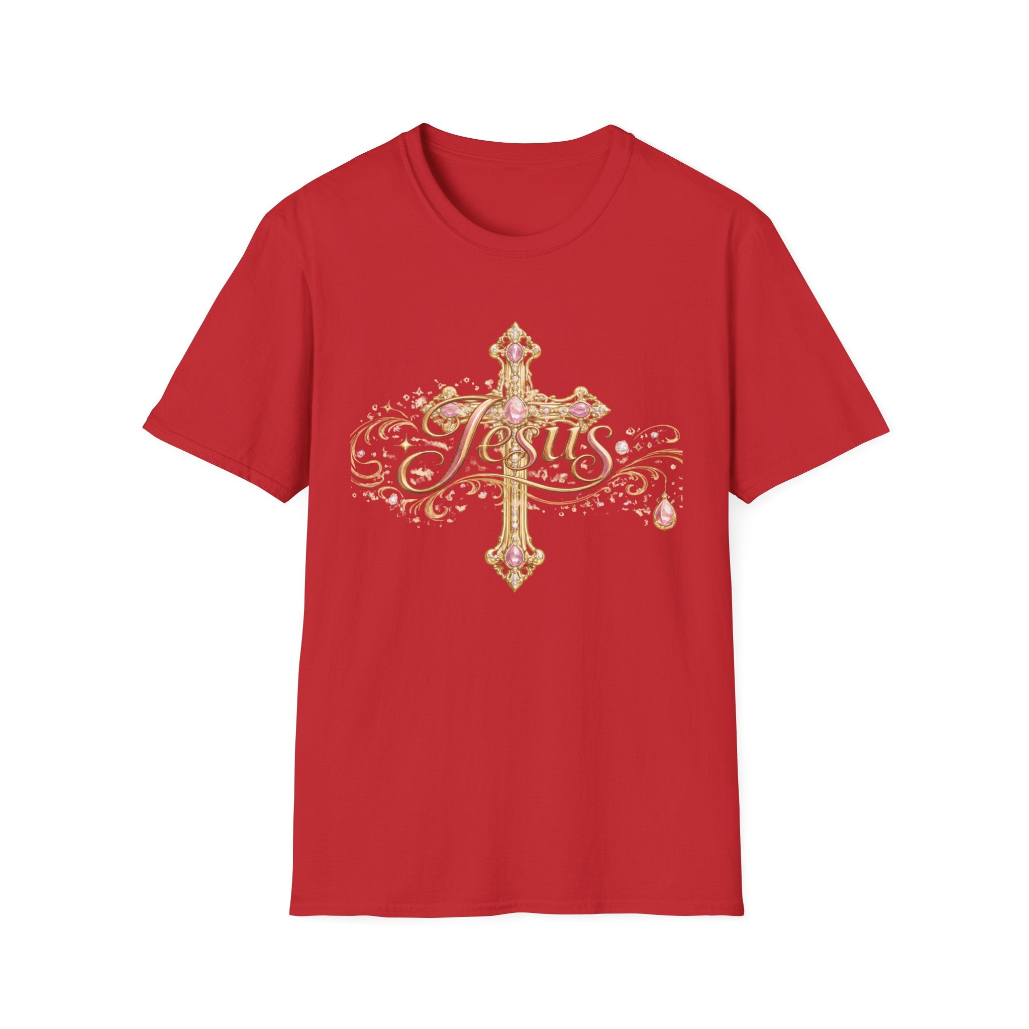 Jesus Cross T-Shirt — “Still the King of Rolling Stones” Religious Christian Tee