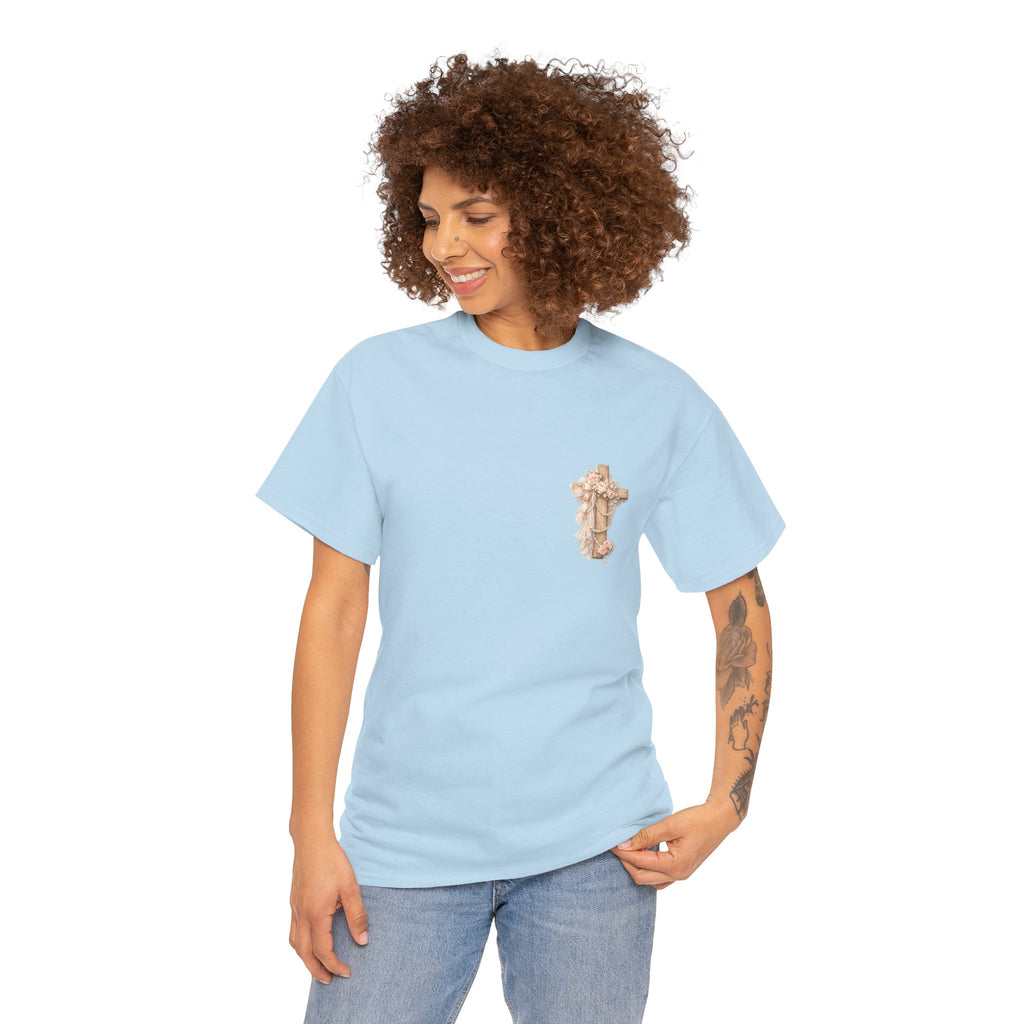 T-Shirt — "This Is How I Fight My Battles" Vintage Prayer Graphic Tee