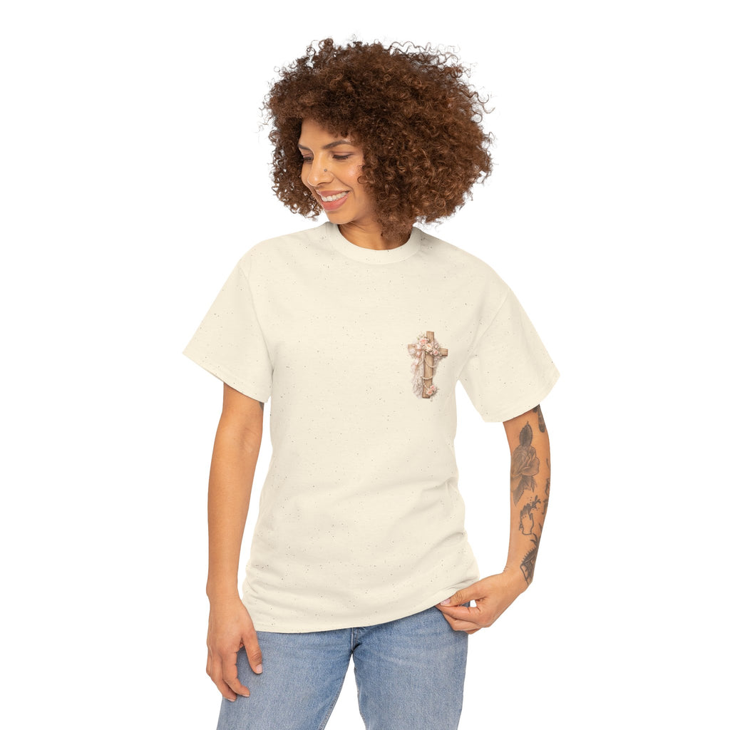 T-Shirt — "This Is How I Fight My Battles" Vintage Prayer Graphic Tee