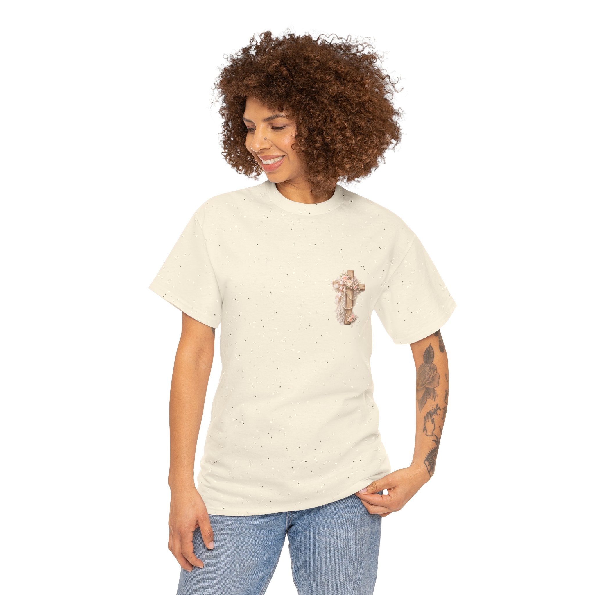 T-Shirt — "This Is How I Fight My Battles" Vintage Prayer Graphic Tee