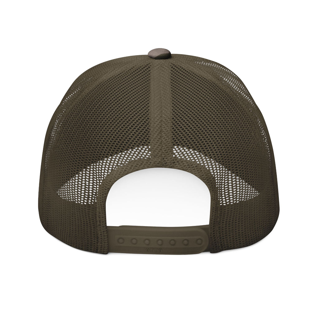 Camo Trucker Hat — "Isaiah 40:31 Woman" Embroidered Cap