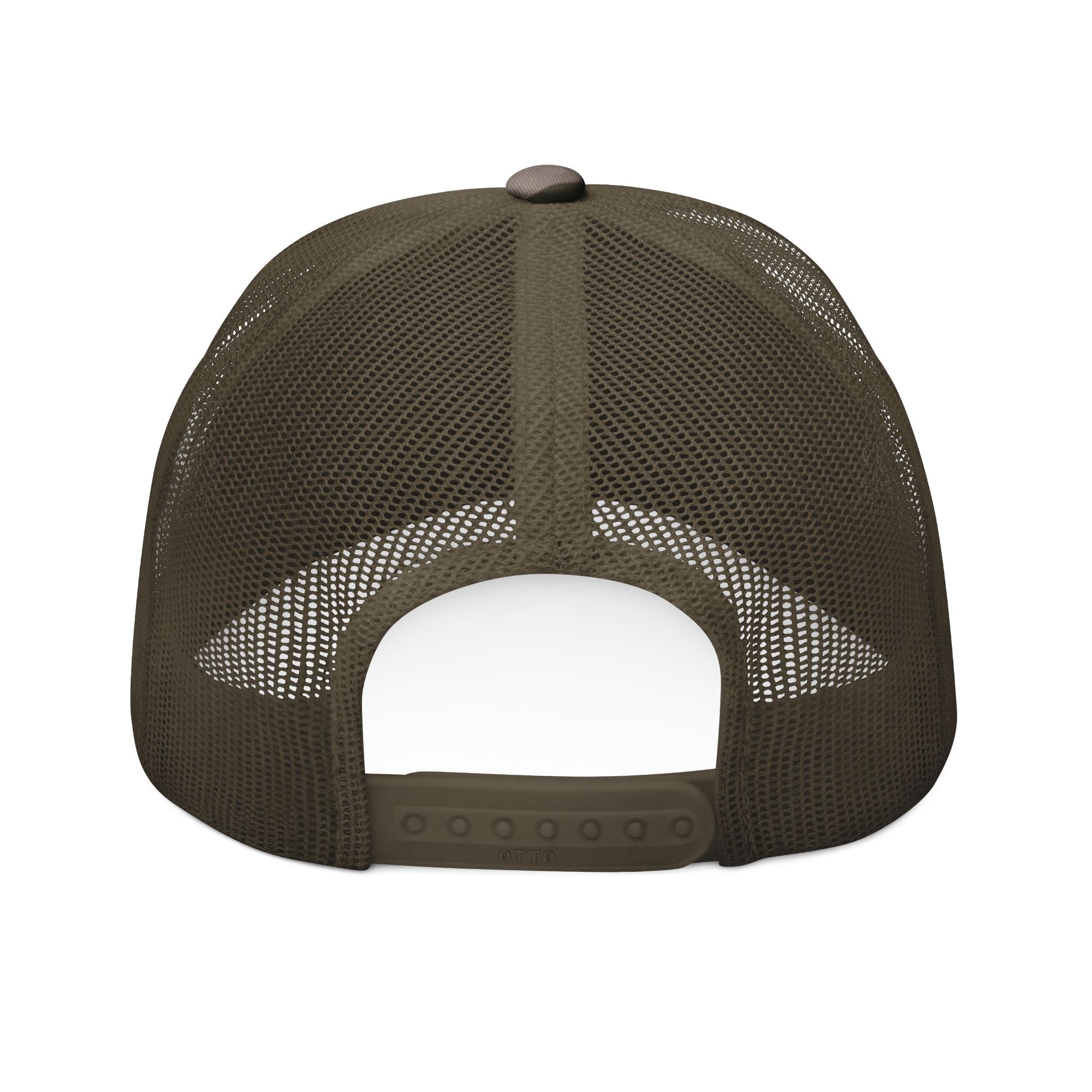 Camo Trucker Hat — "Isaiah 40:31 Woman" Embroidered Cap