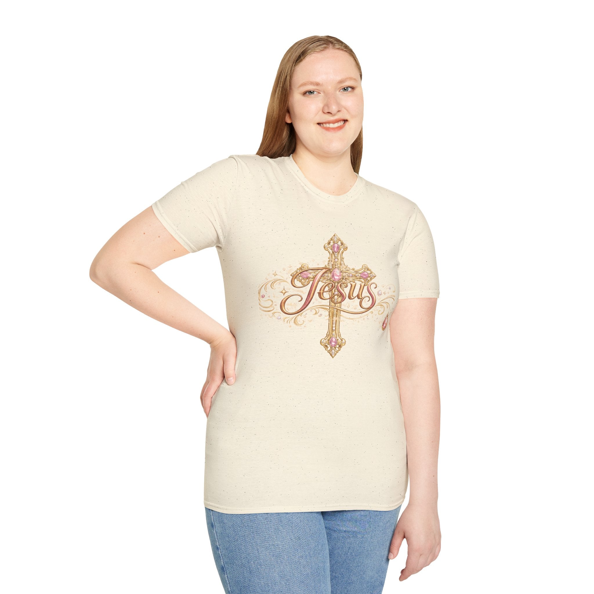 Jesus Cross T-Shirt — “Still the King of Rolling Stones” Religious Christian Tee