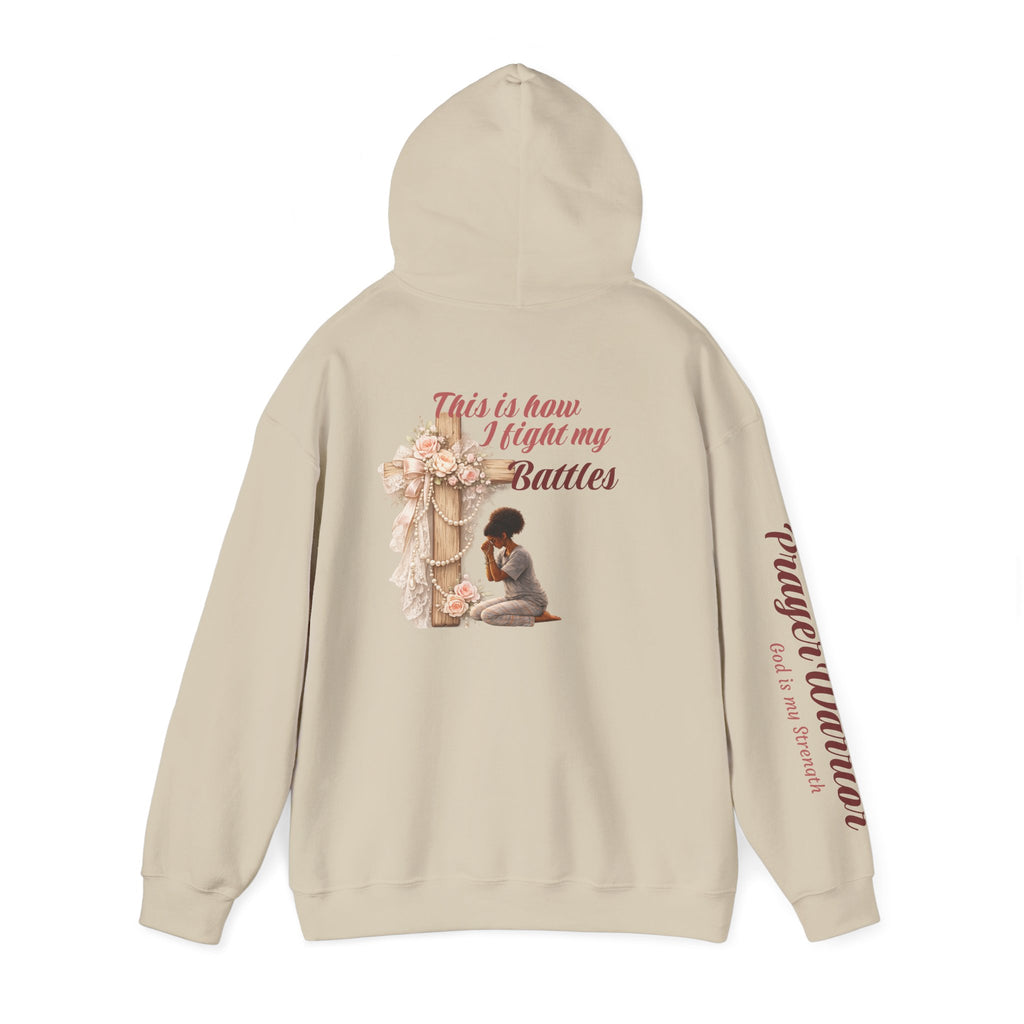 Prayer Warrior Hoodie — "This is how I fight" Christian Faith Sweatshirt
