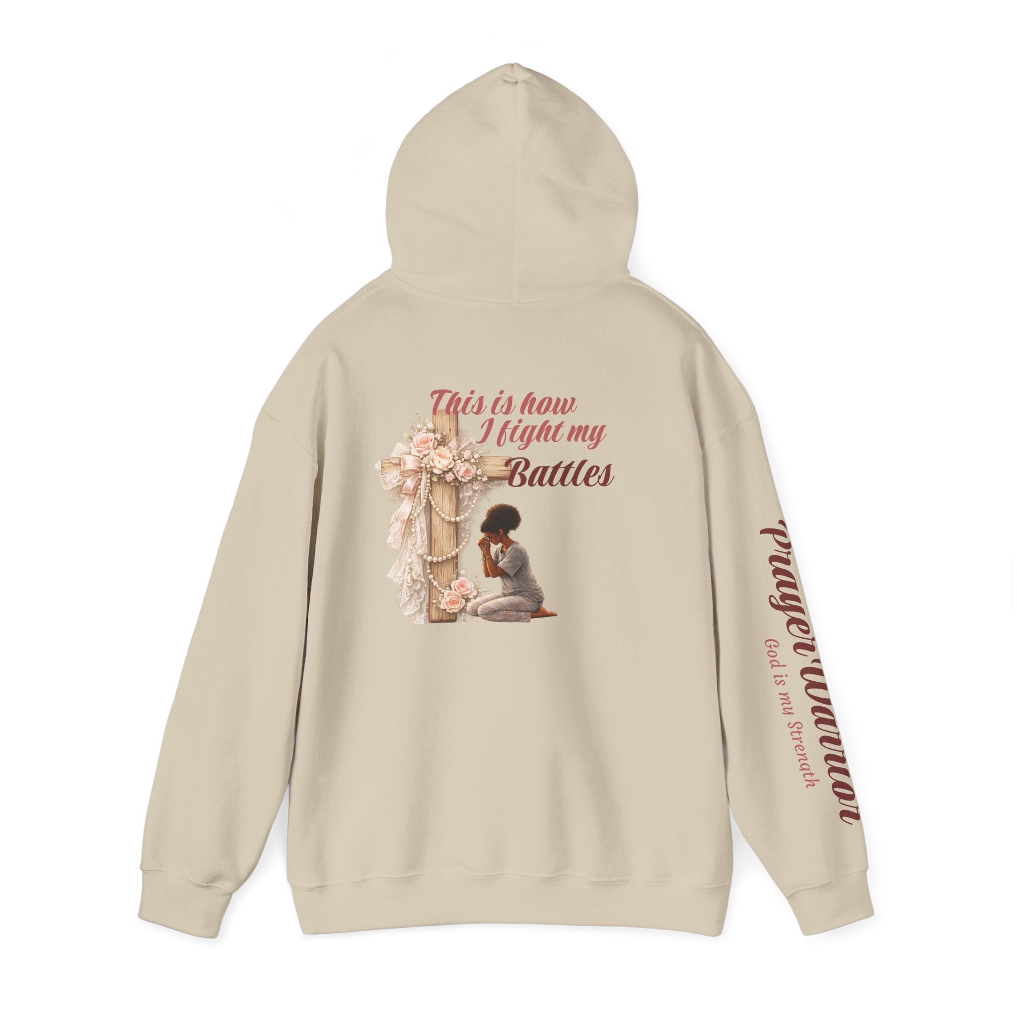 Prayer Warrior Hoodie — "This is how I fight" Christian Faith Sweatshirt