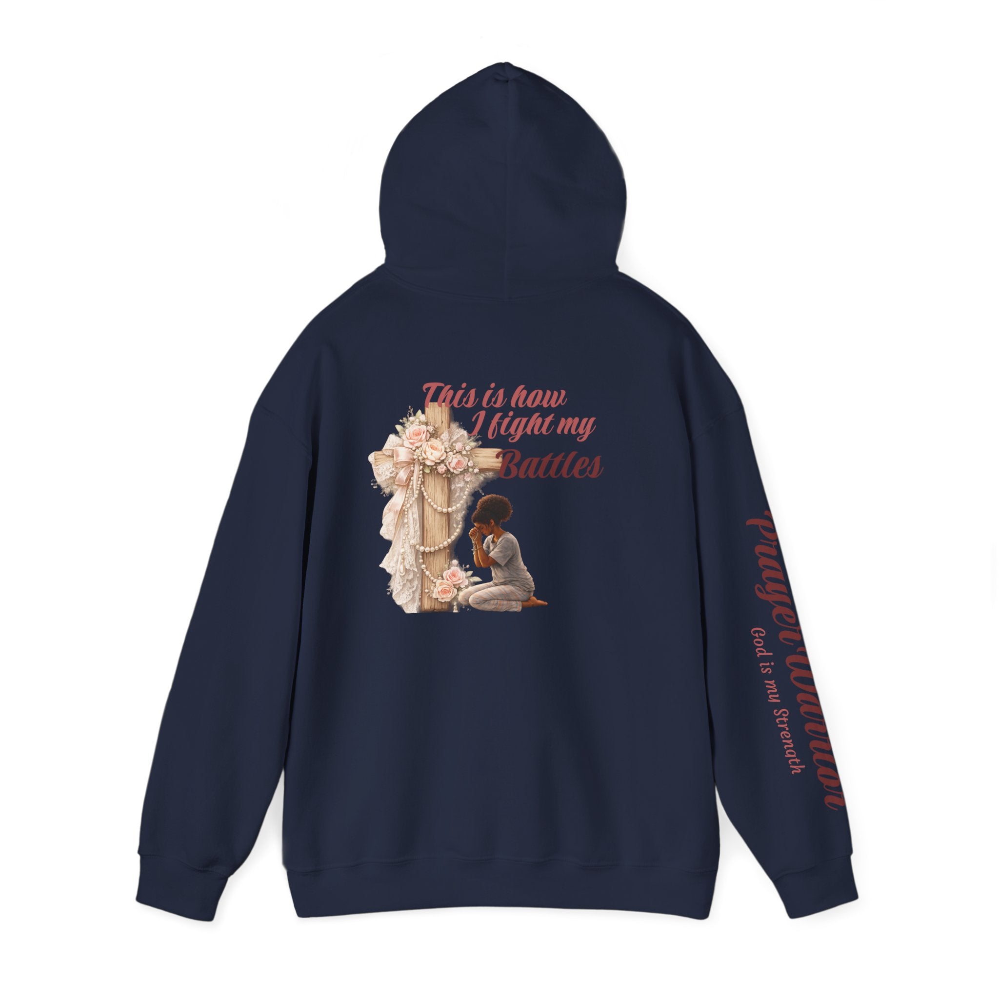 Prayer Warrior Hoodie — "This is how I fight" Christian Faith Sweatshirt